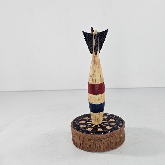 Russ Berrie Dart Board Resin Figurine Pen *Pen is out of ink* - Picture 2 of 8